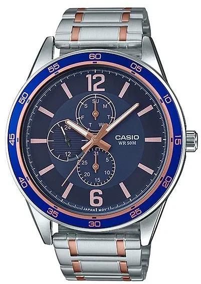 фото Наручные часы мужские casio mtp-e319rg-2b