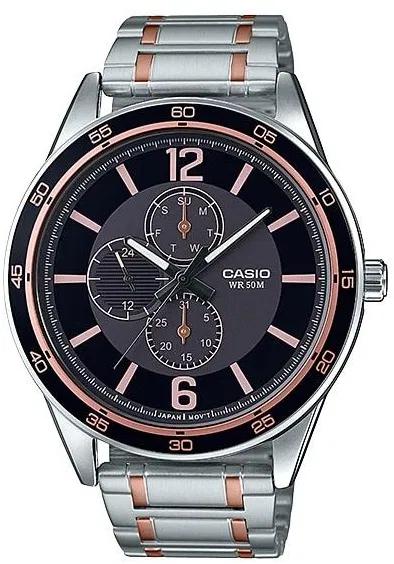 фото Наручные часы мужские casio mtp-e319rg-1b