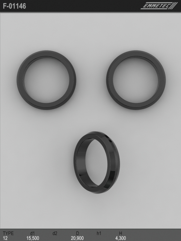 

Сальник рулевой рейки EMMETEC 15.5x20.9x4.3 (12) F-01146, F-01146, F01146