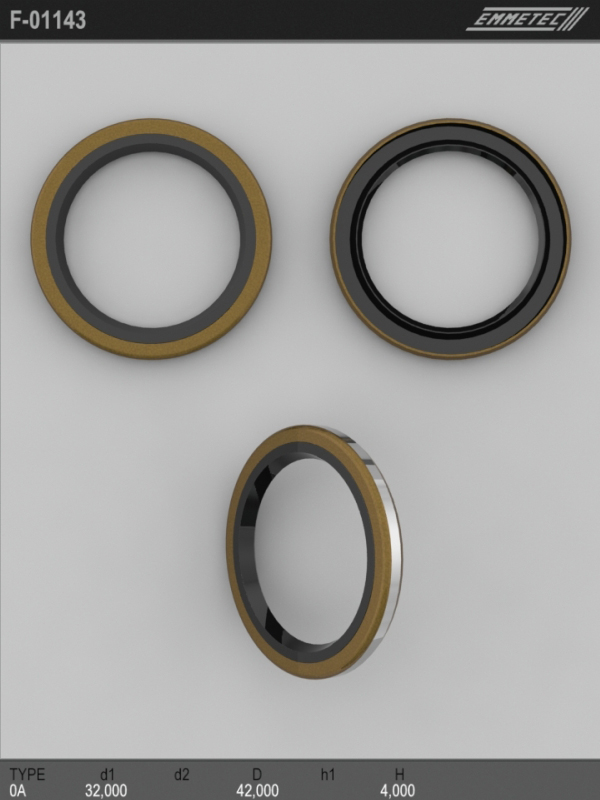 

Сальник рулевой рейки EMMETEC 32x42x4 (0A) F-01143, F-01143, F01143
