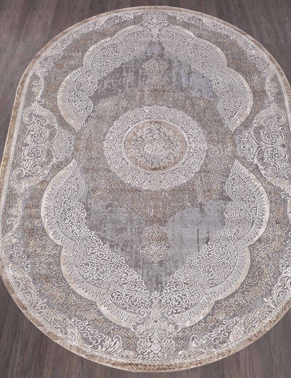 

Ковер ARMINA 03880C GREY/BROWN Овал