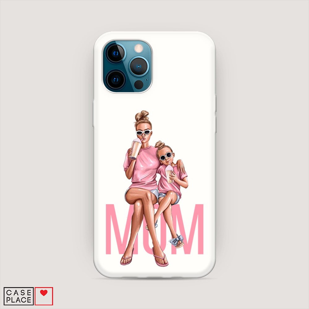 

Матовый силиконовый чехол "Lovely mom" на Apple iPhone 12 Pro, 12857-1
