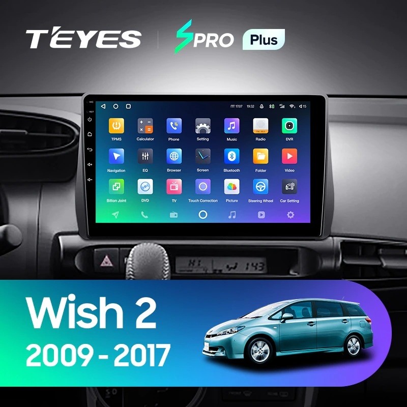 Штатная магнитола Teyes SPRO Plus 464 Toyota Wish 2 XE20 2009-2017 3726000₽