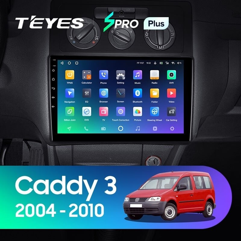 Штатная магнитола Teyes SPRO Plus 6128 Volkswagen Caddy 2K 2004-2010 3730000₽