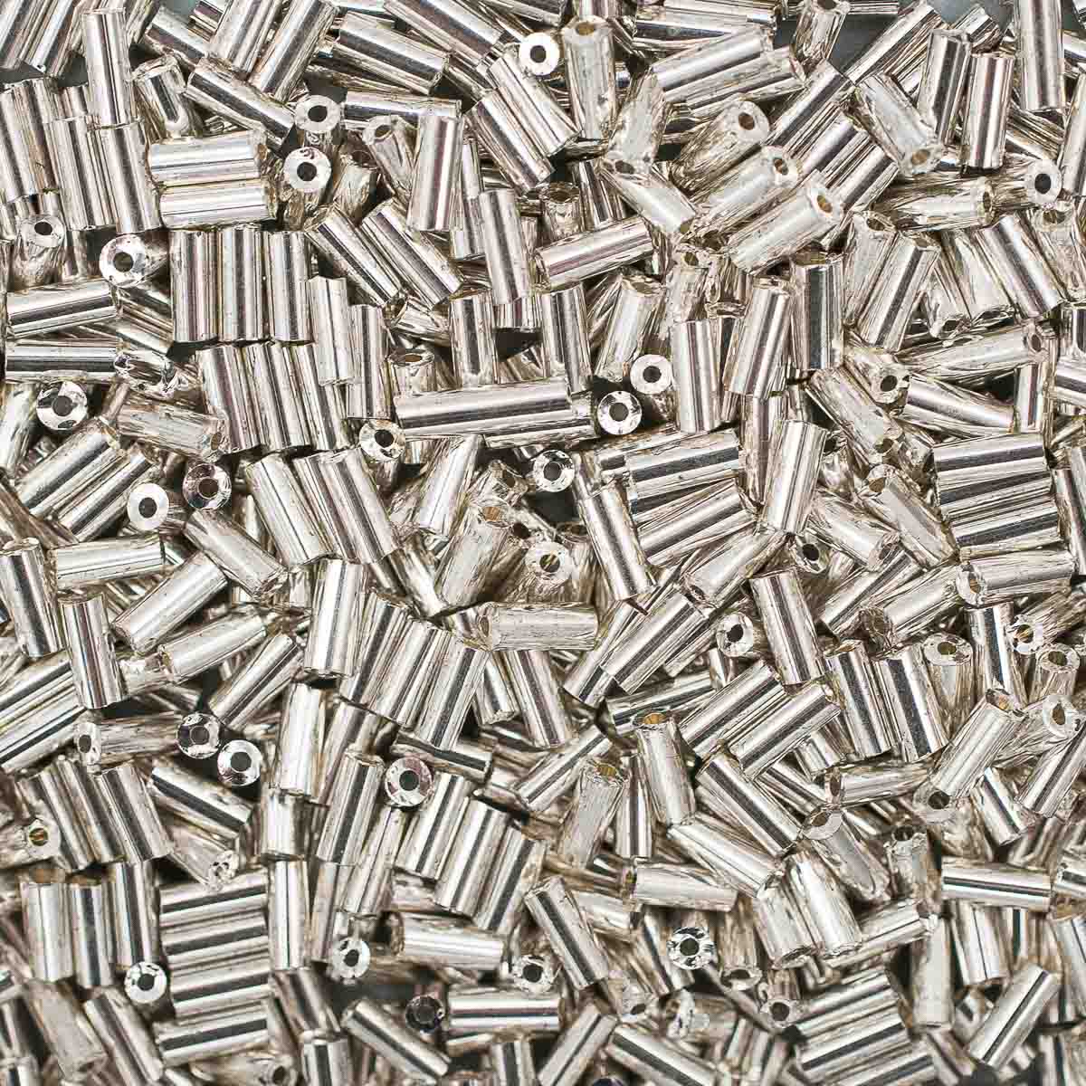 

Стеклярус Astra&Craft (стекло) 5 мм, (упак) 20 г (1109 серебро, глянцевое покрытие), 10 шт