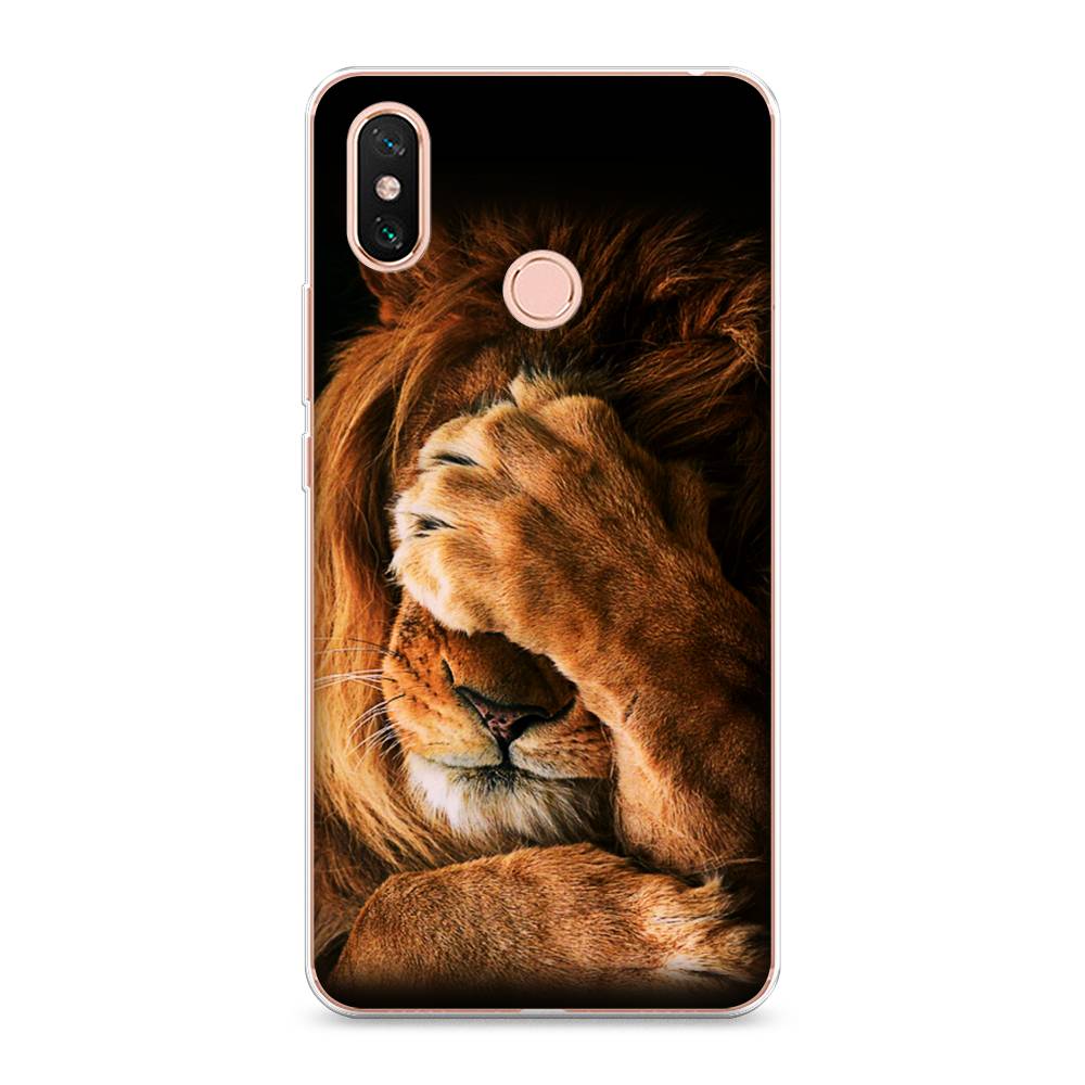 

Чехол Awog на Xiaomi Mi Max 3 "Львиный стыд", Разноцветный, 34350-1