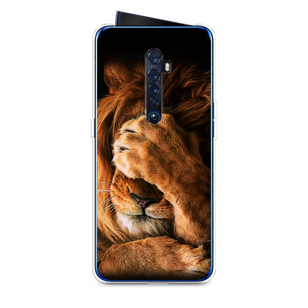 

Чехол Awog на Oppo Reno 2 "Львиный стыд", Разноцветный, 253550-1