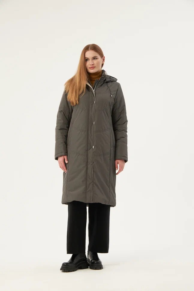

Пальто женское Maritta 28-3031-10 серое 36 EU, Серый, 28-3031-10