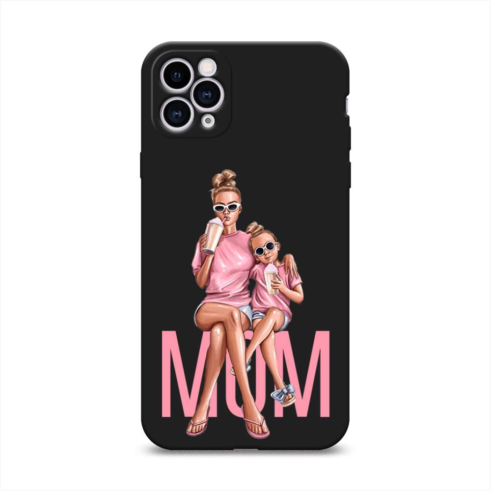 фото Матовый силиконовый чехол "lovely mom" на apple iphone 11 pro max awog