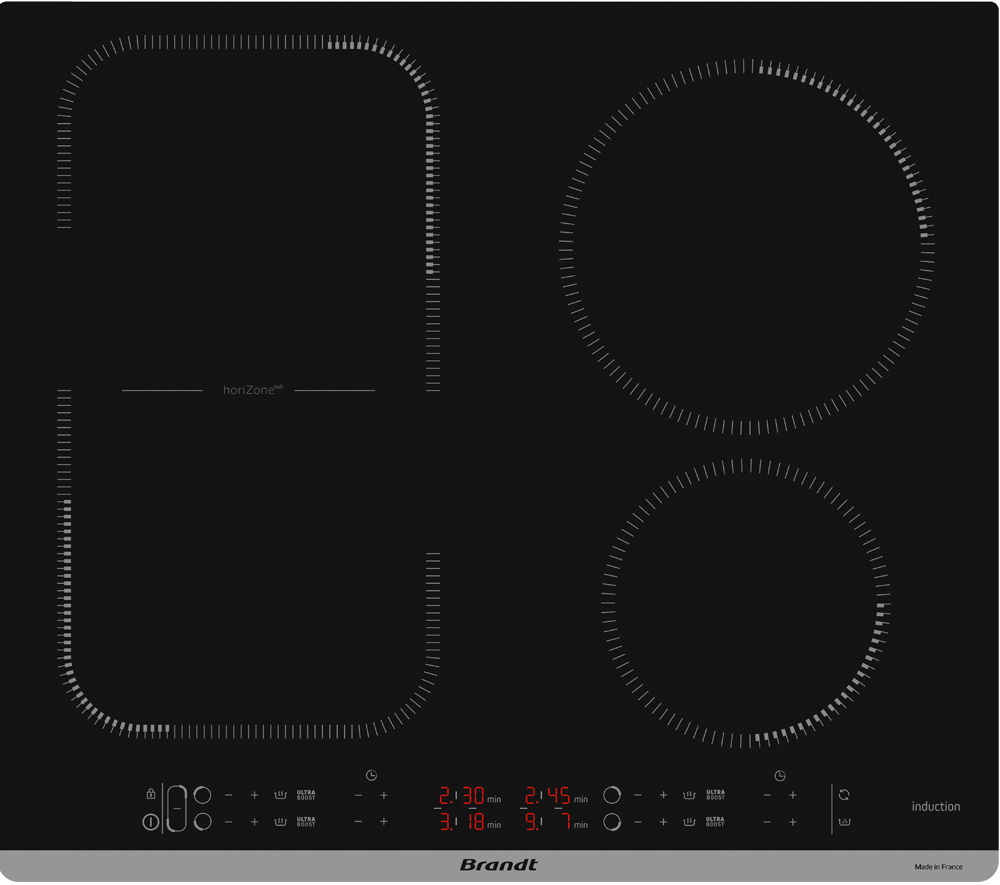 Встраиваемая варочная панель индукционная Brandt BPI164HUB черный