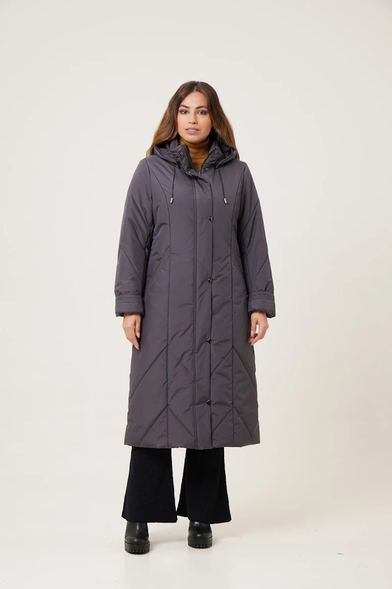 

Пальто женское Maritta 28-3032-10 серое 46 EU, Серый, 28-3032-10