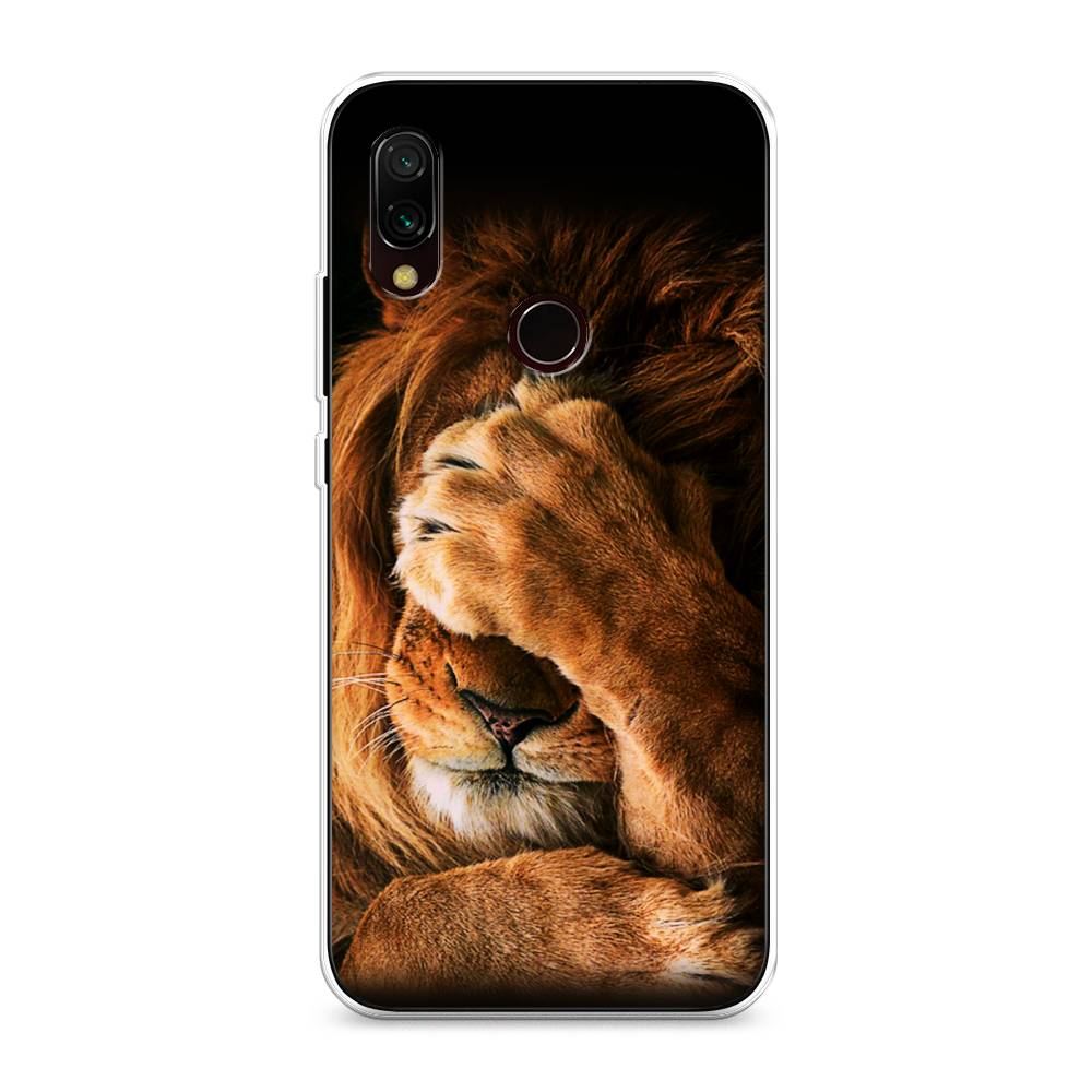 

Чехол Awog на Xiaomi Redmi 7 "Львиный стыд", Разноцветный, 35050-1