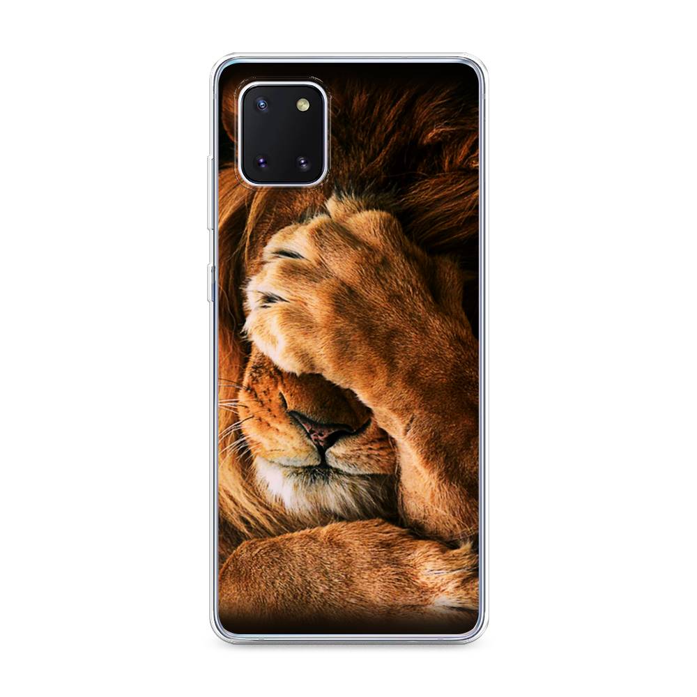 

Чехол Awog на Samsung Galaxy Note 10 Lite "Львиный стыд", Разноцветный, 29150-1