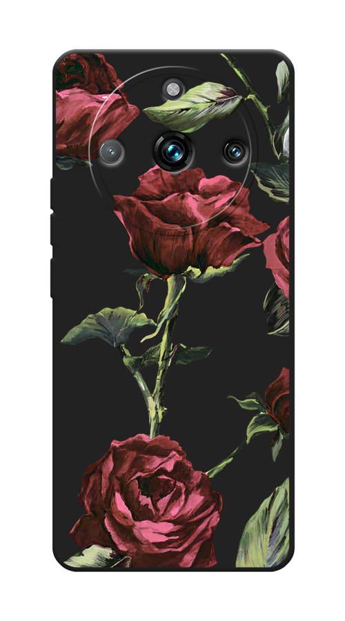 

Чехол Awog на Realme 11 Pro "Бордовые розы фон", Бордовый, 2514252-1