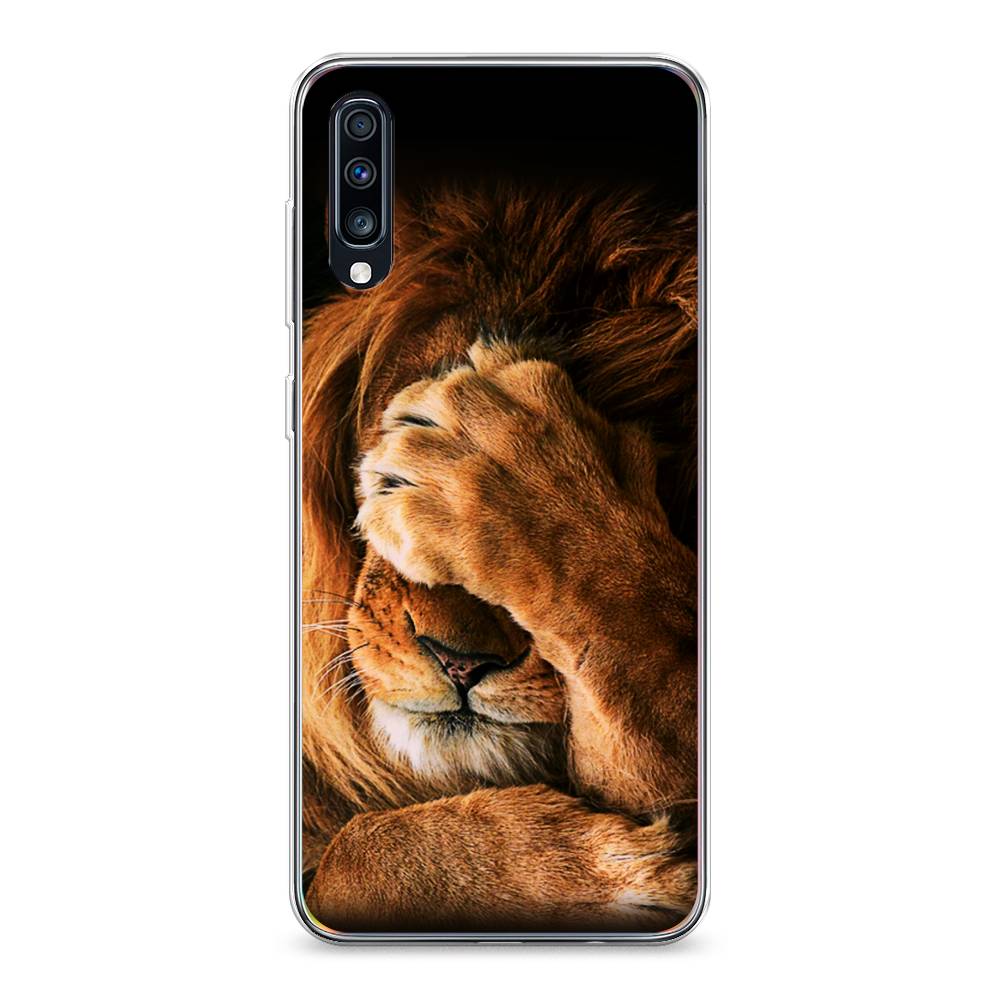 

Чехол Awog на Samsung Galaxy A70 "Львиный стыд", Разноцветный, 28150-1