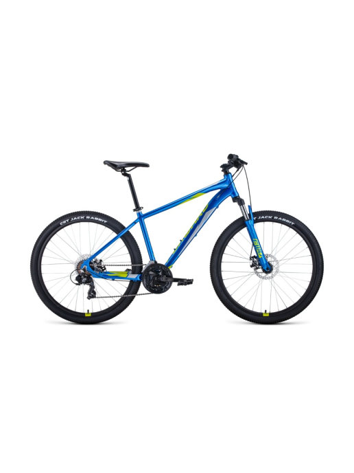 Велосипед Forward Apache 27,5 2.0 disc AL синий/зеленый 2020-2021 г 19