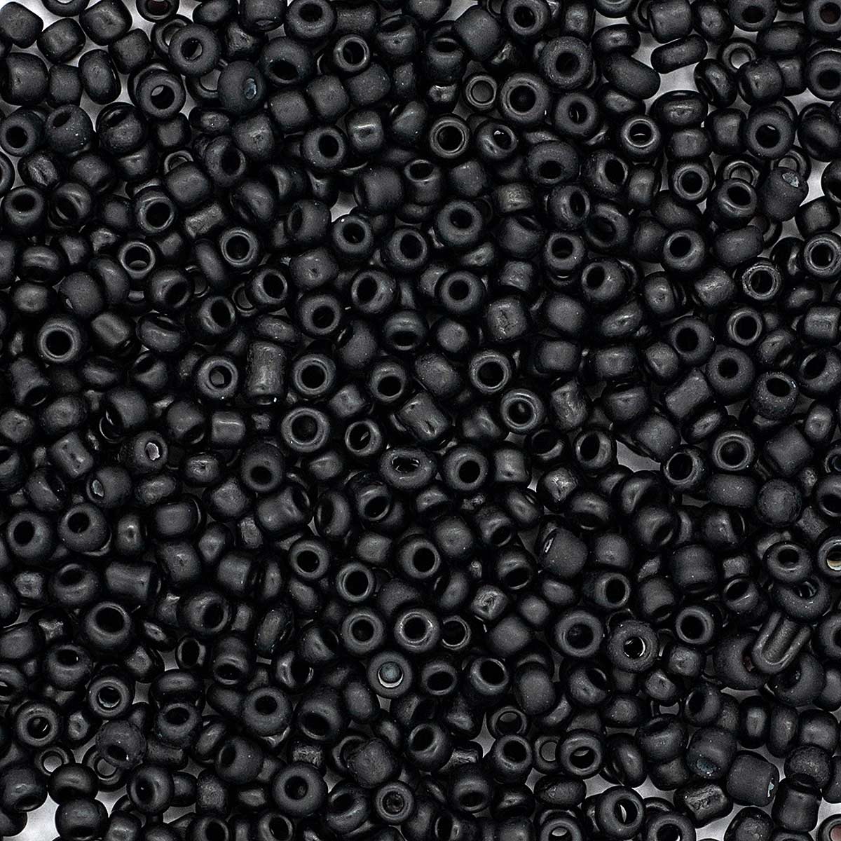 

Бисер Astra&Craft (стекло), 11/0, (упак) 500 г (M49 черный, непрозрачный, матовый)