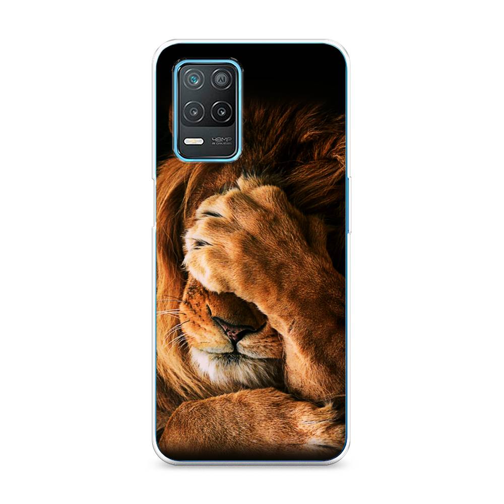 

Чехол Awog на Realme 8 5G "Львиный стыд", Разноцветный, 257050-1