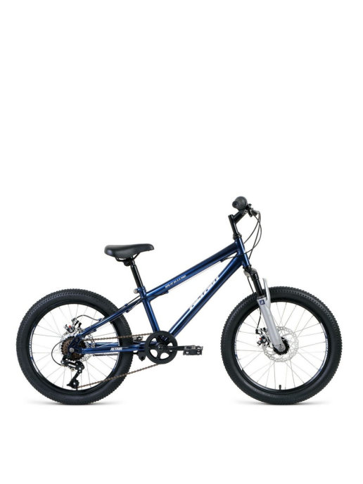 фото Велосипед 20" altair mtb ht 20 2.0 disc 6 ск 20-21 г 10,5" темно-синий/серебро