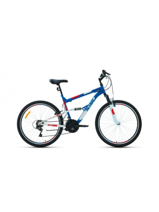 фото Велосипед 26" altair mtb fs 26 1.0 18 ск синий/красный 20-21 г 16" rbkt1f16e004