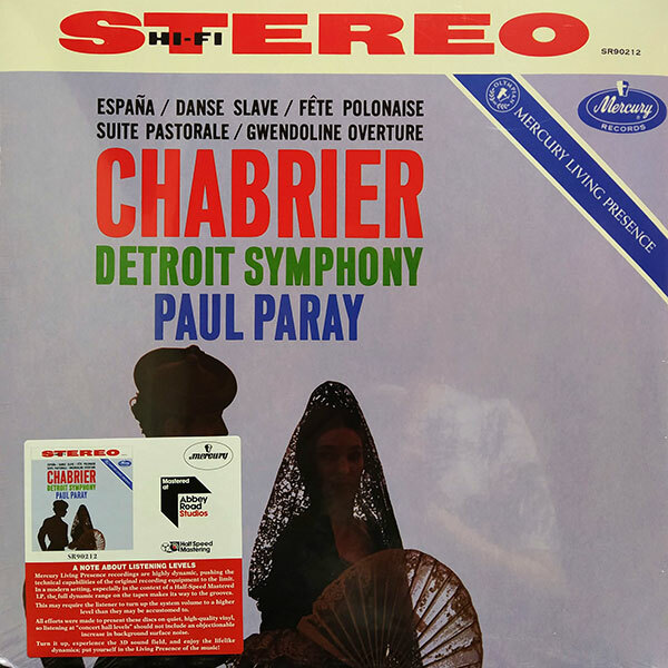 фото Paul paray, detroit symphony orchestra - chabrier: españa/danse slave/gwendoline overture universal music