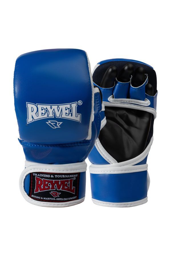 Перчатки для мма Reyvel PRO TRAINING синие XL