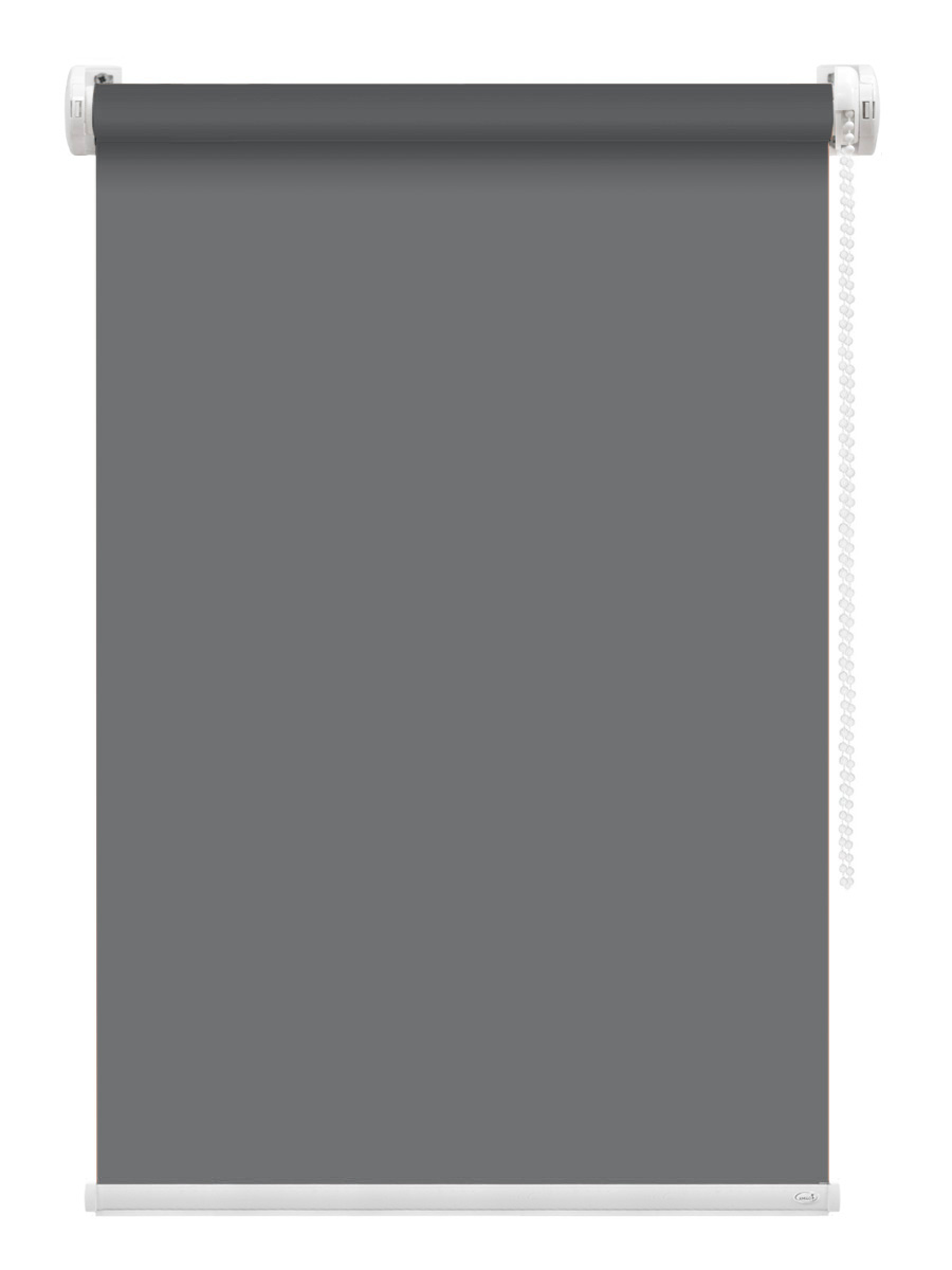 фото Рулонная штора fixline basic 90х180 см, темно-серый fixline amigo