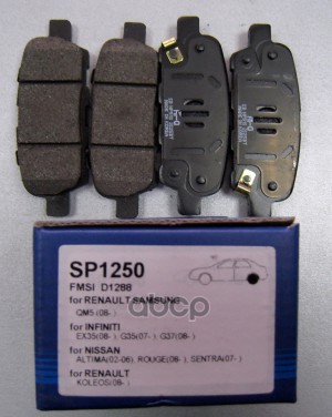

Тормозные колодки Sangsin brake дисковые SP1250