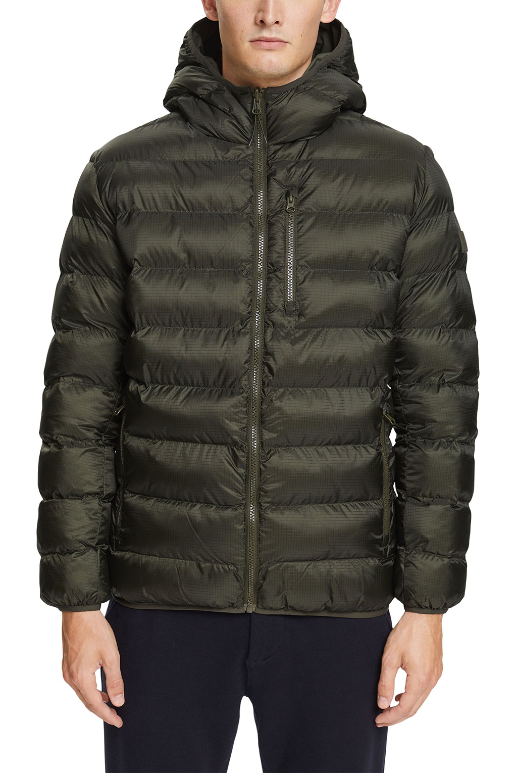 

Куртка мужская Esprit Casual 992EE2G303 хаки L, 992EE2G303