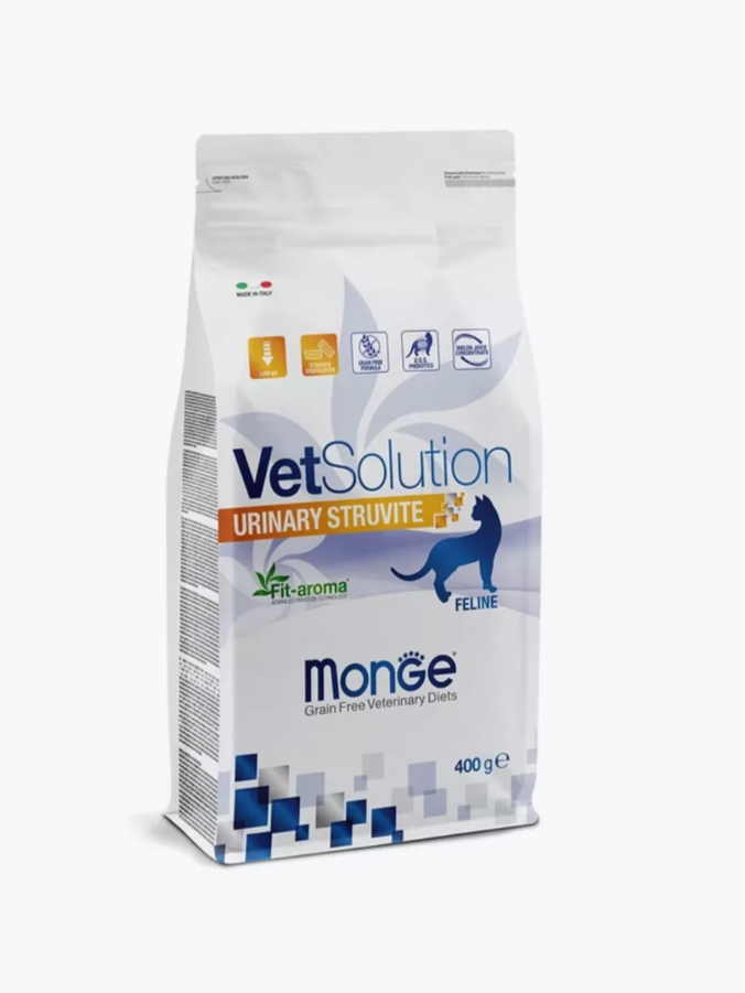 

Сухой корм для кошек VetSolution Cat Urinary Struvite, лосось, 400 г, Urinary Struvite