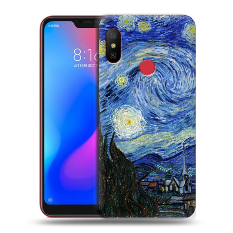 фото Чехол для xiaomi mi a2 lite с рисунком и защитой камеры 100gadgets