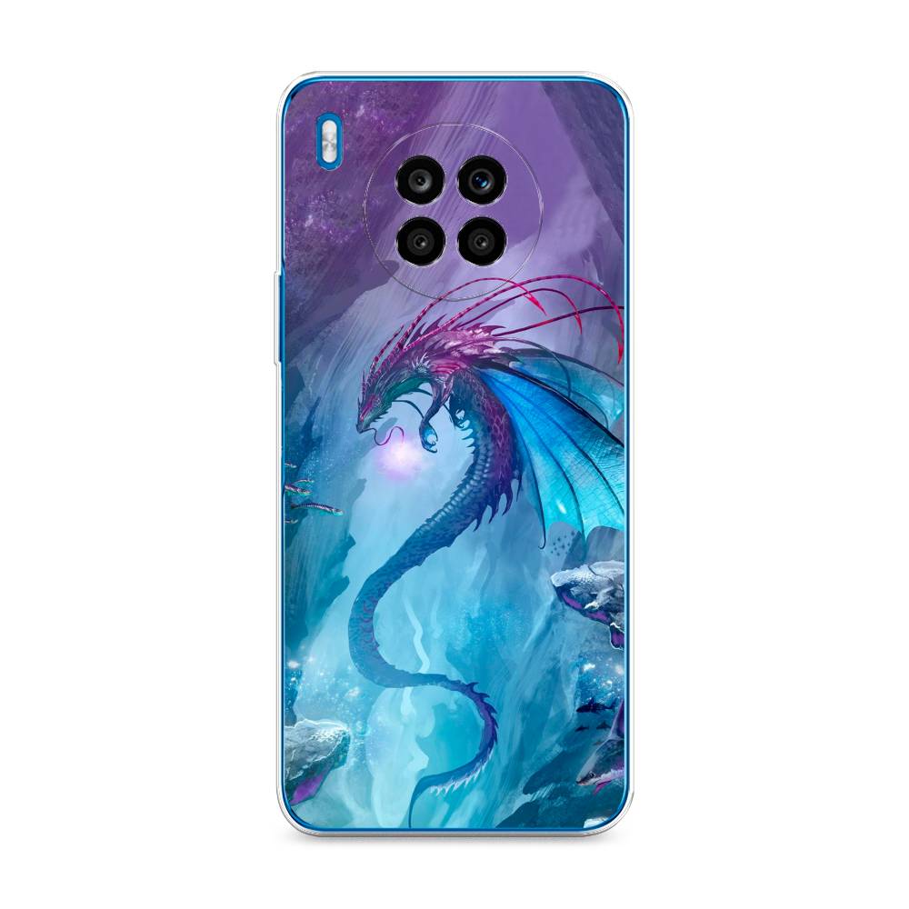 

Чехол Awog на Honor 50 Lite "Водный дракон", Голубой;фиолетовый;синий, 6106450-2