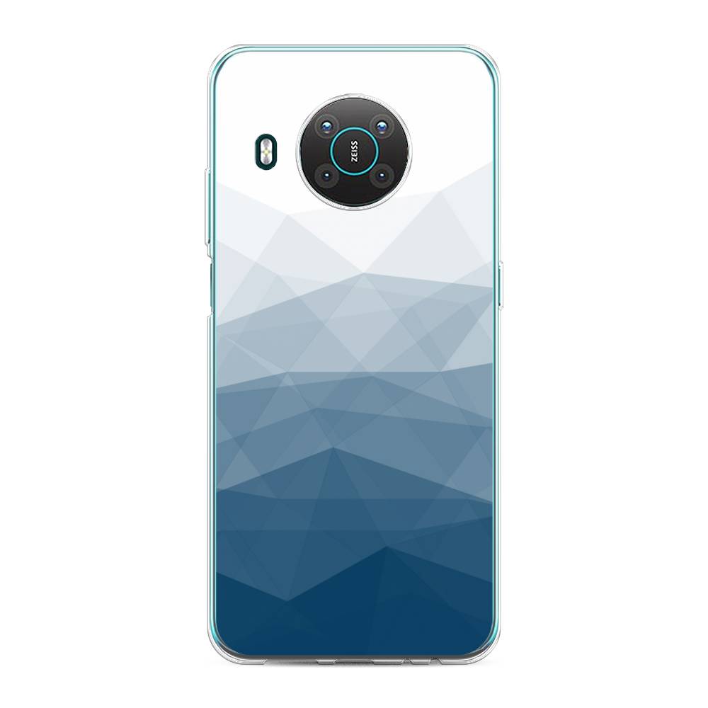 

Чехол Awog на Nokia X10 / Нокиа X10 "Абстракция небо", Синий;голубой;белый, 124750-3