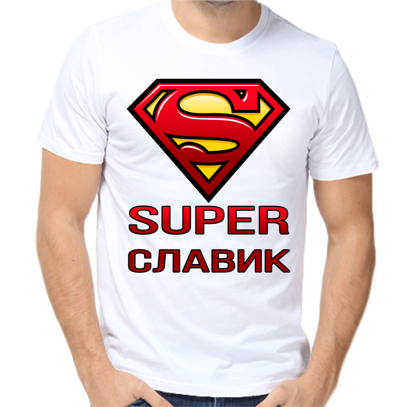 

Футболка мужская белая 68 р-р super славик, Белый, fm_super_slavik