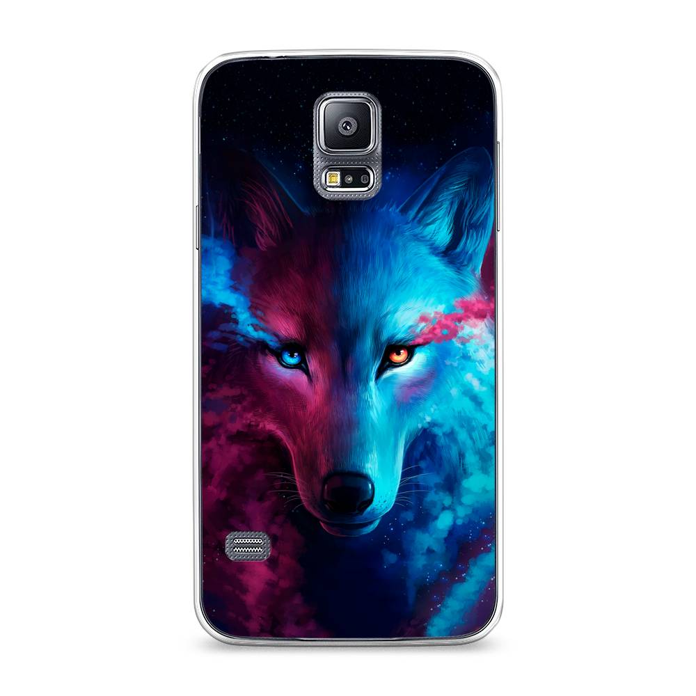 

Чехол Awog на Samsung Galaxy S5 "Волшебный волк", Черный;серый, 24150-1