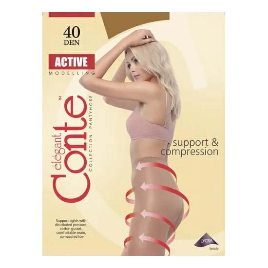 

Колготки женские Conte Elegant бежевые, Бежевый