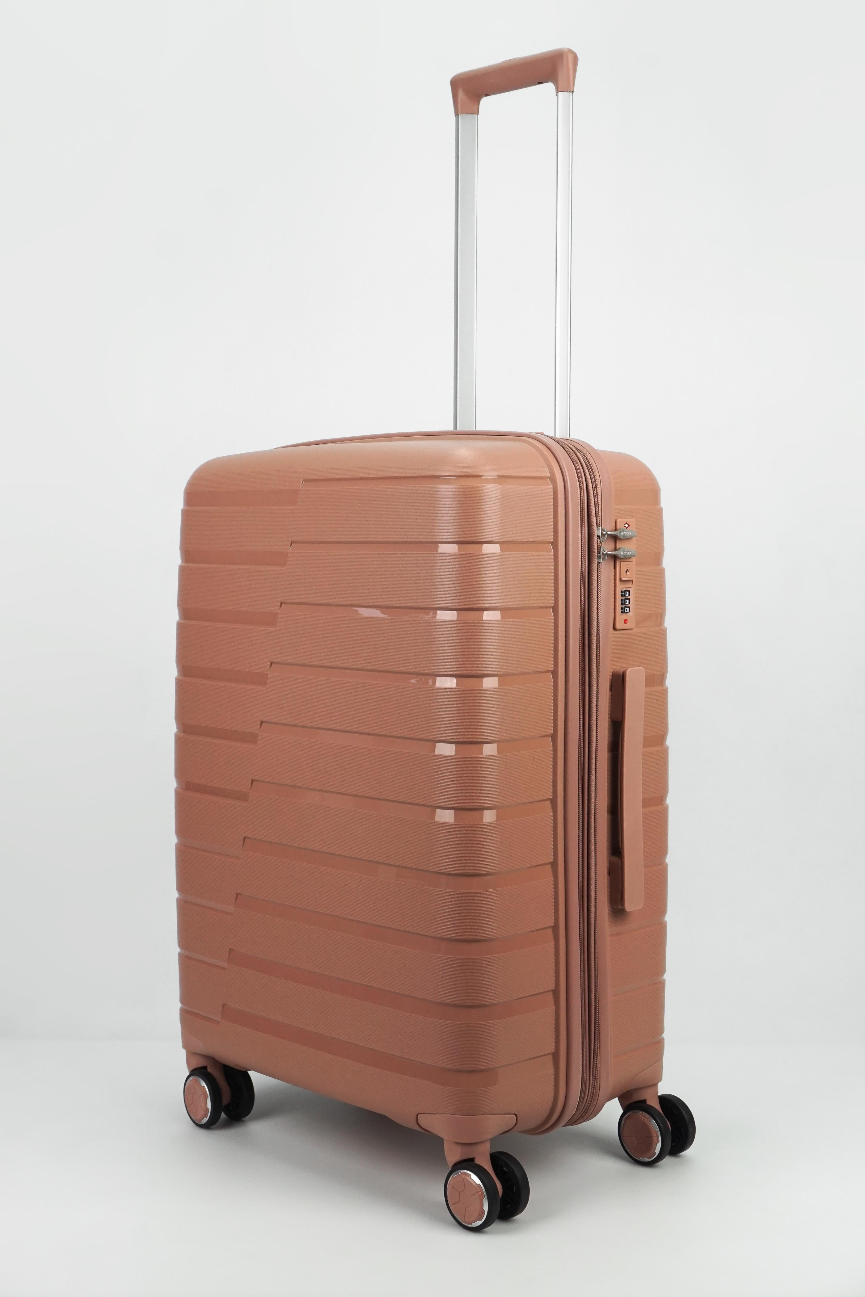 Чемодан женский Impreza 10 полос чайная роза M 7490₽