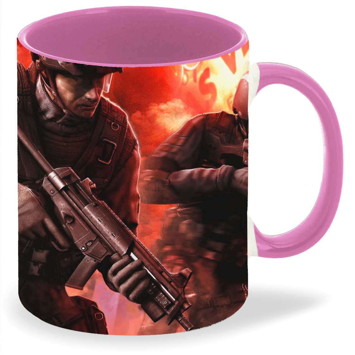 

Кружка CoolPodarok Rainbow Six Vegas Дымовые шашки и солдаты, Rainbow Six Vegas Дымовые шашки и солдаты