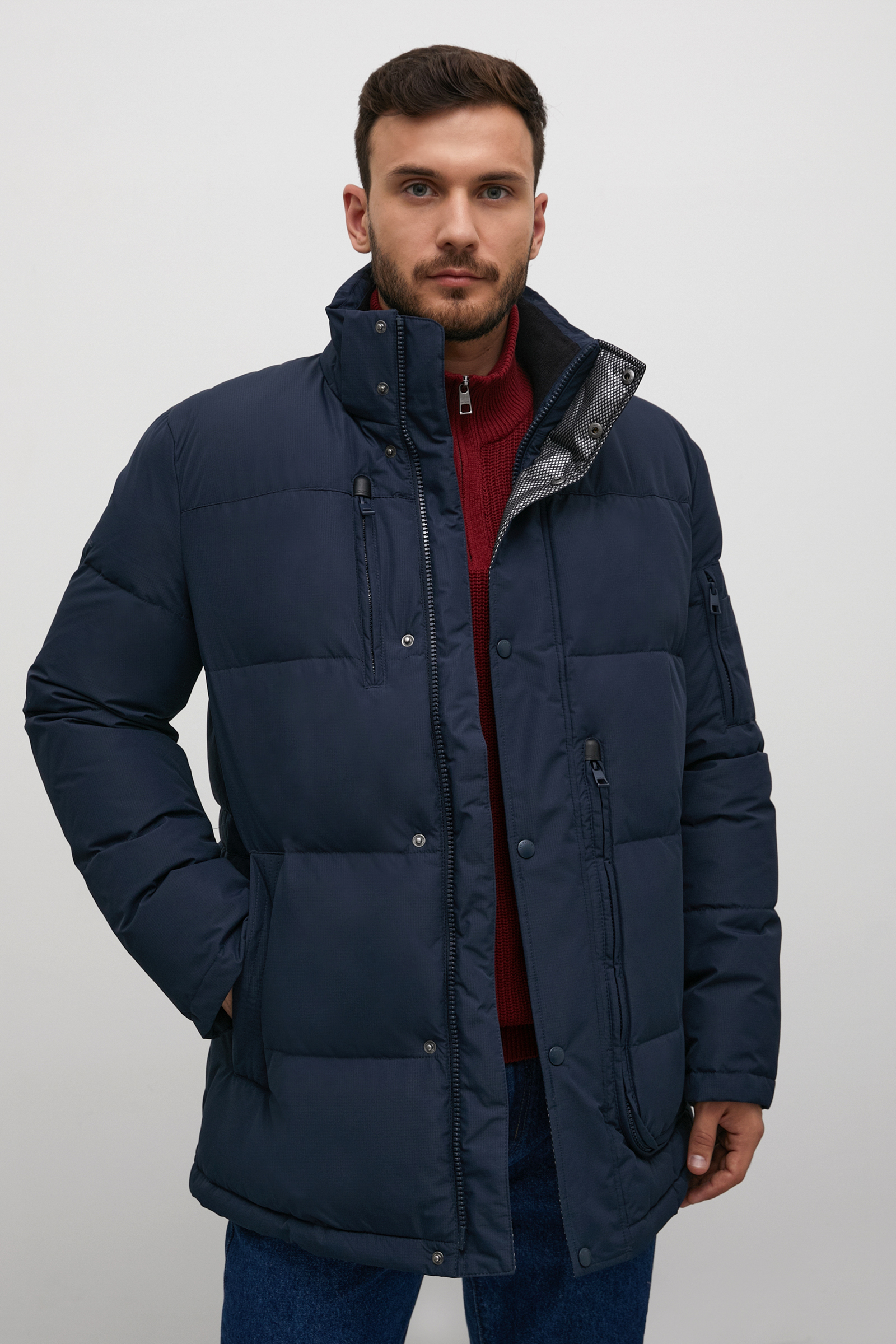 

Куртка мужская Finn Flare FWB26064 синяя 3XL, Синий, FWB26064