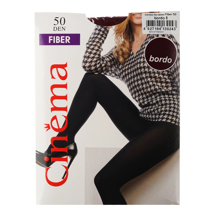 Колготки женские Cinema бордовые 5