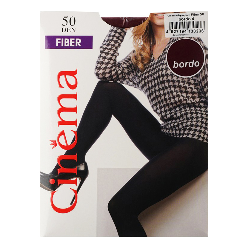 Колготки женские Cinema бордовые 4