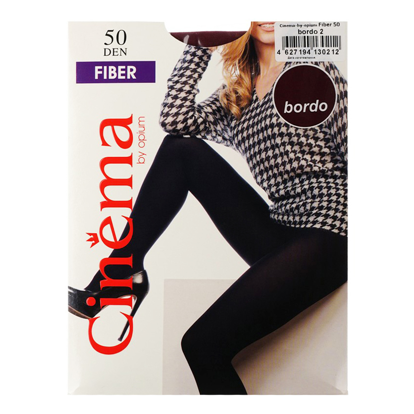 Колготки женские Cinema бордовые 2