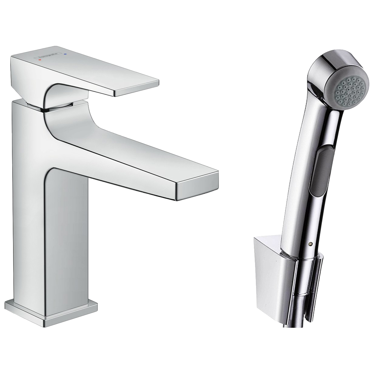 

Смеситель с гигиеническим душем Hansgrohe Metropol 32522000, Серебристый, Metropol