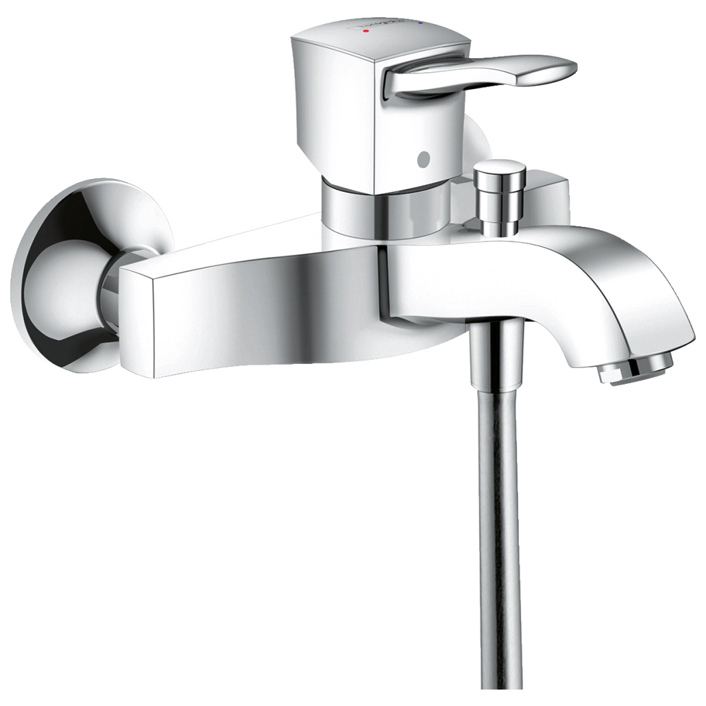 фото Смеситель для ванны hansgrohe metropol 31340000 хром