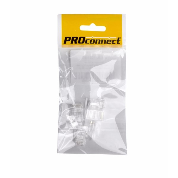 

Коннектор ProConnect 8P8C cat.5e 05-1021-6-9 5 штук, Прозрачный, 05-1021-6-9