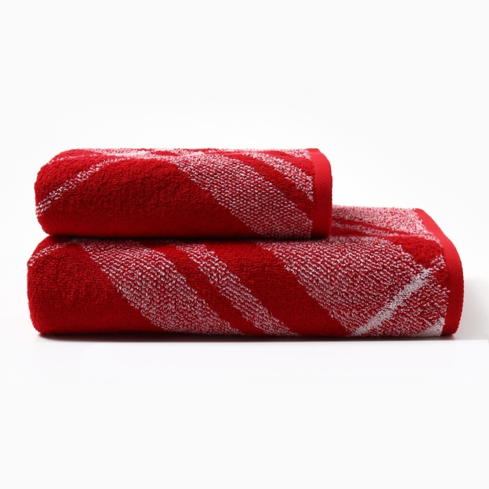

Полотенце Этель Клетка, цв. красный, 70х130 см, 100% хлопок, 420 г/м2