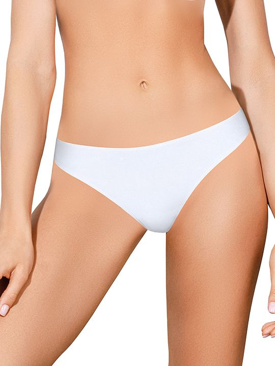 Трусы женские LORMAR Brasiliana Extra Cotton белые 5