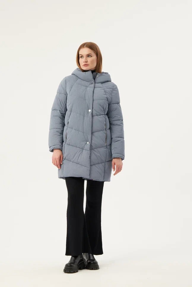 

Пальто женское Maritta 28-3017-31 голубое 42 EU, Голубой, 28-3017-31
