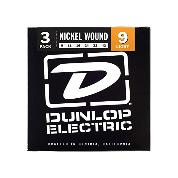 

Струны для электрогитары 3 комплекта DUNLOP 3PDEN0942, 3PDEN0942