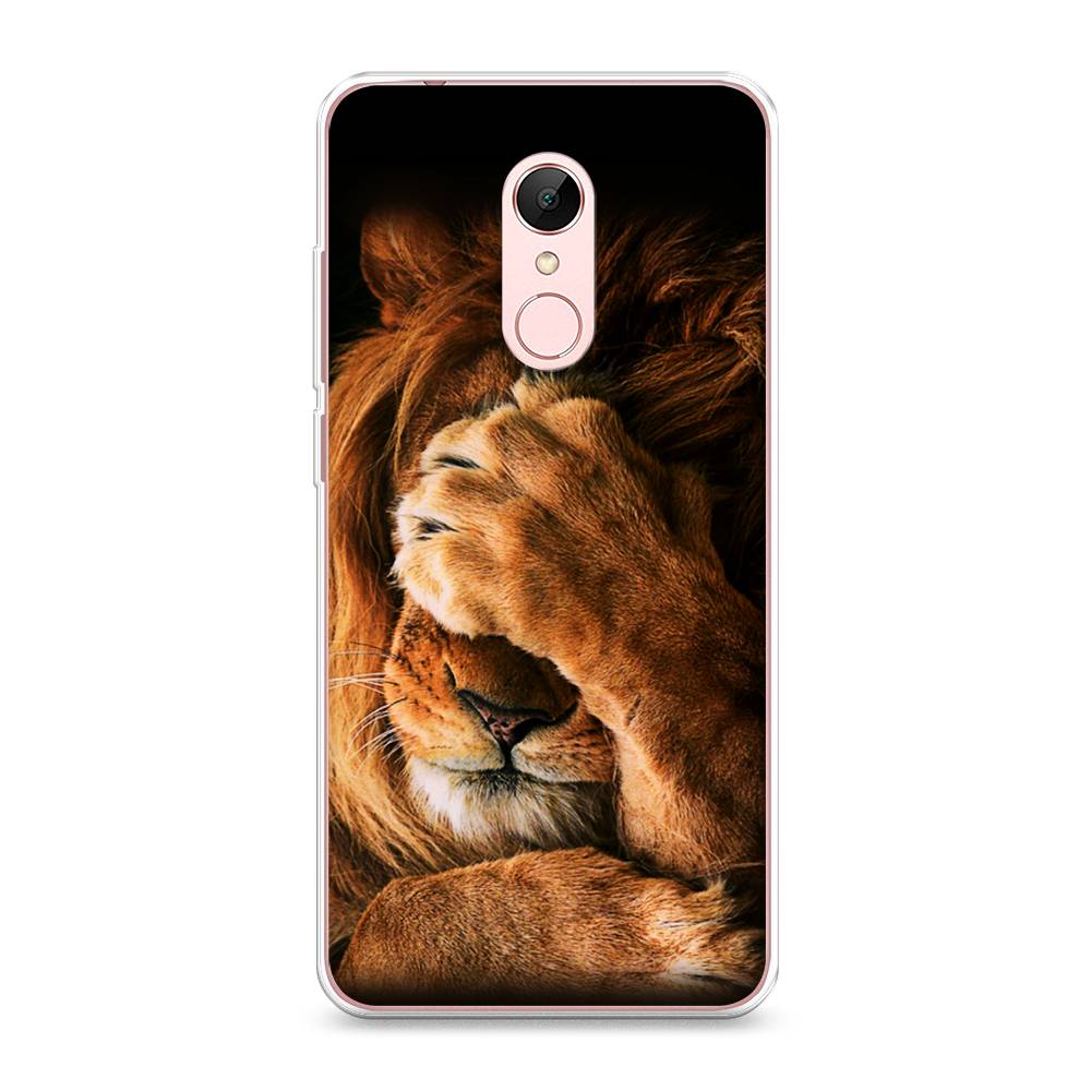 

Чехол Awog на Xiaomi Redmi 5 "Львиный стыд", Разноцветный, 33050-1